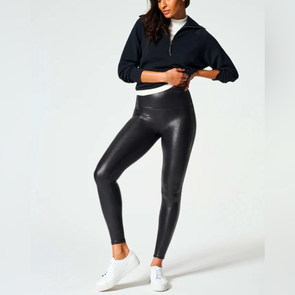 SPANXshape™ Faux Leather Leggings NWOT